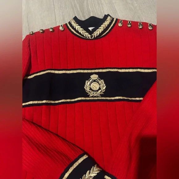 Vintage St. John preppy trendy logo emblem nautical sweater - Picture 7 of 8